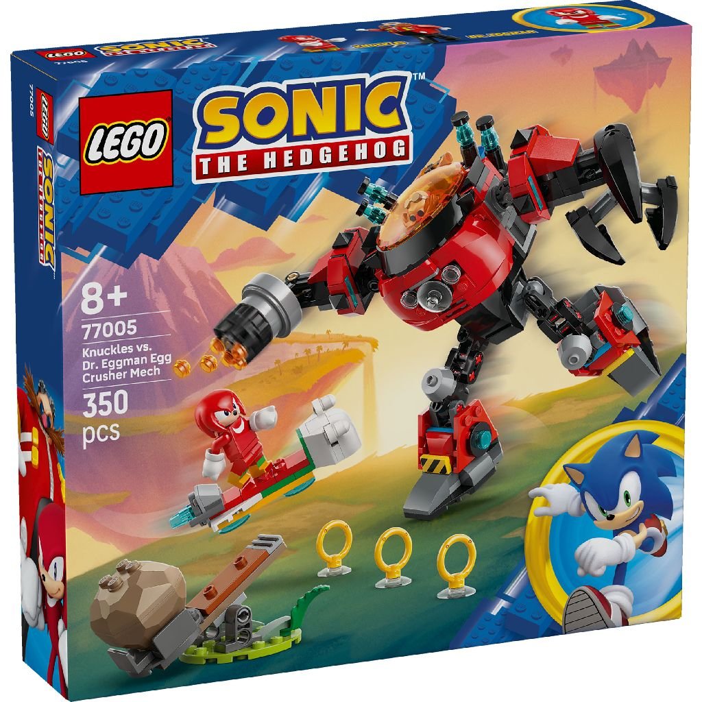 LEGO Sonic 77005 Knuckles vs. Dr. Eggman Egg Crusher mecha
