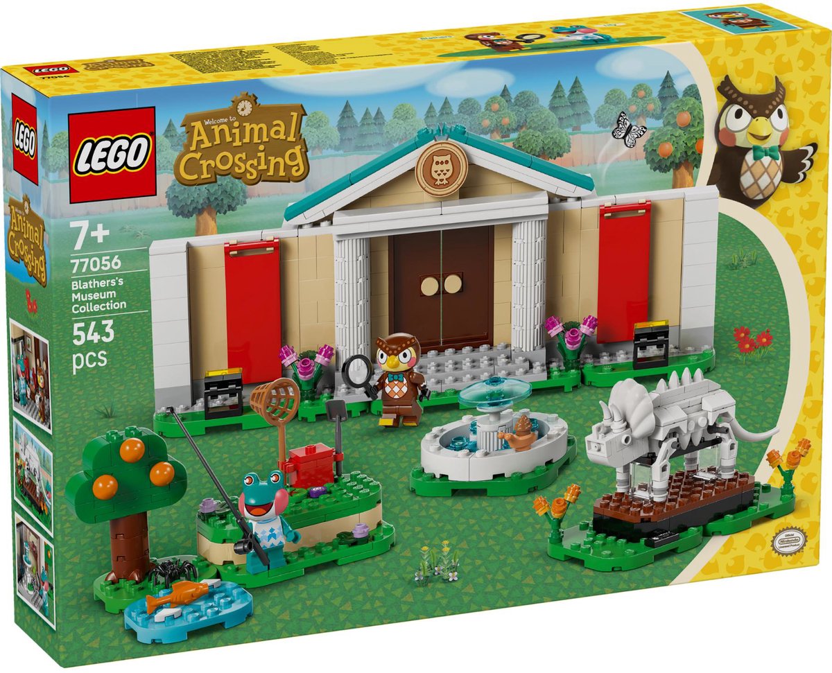 LEGO Animal Crossing 77056 Blathers' museumcollectie