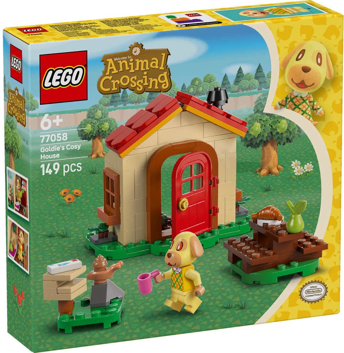 LEGO Animal Crossing 77058 Goldies knusse huisje