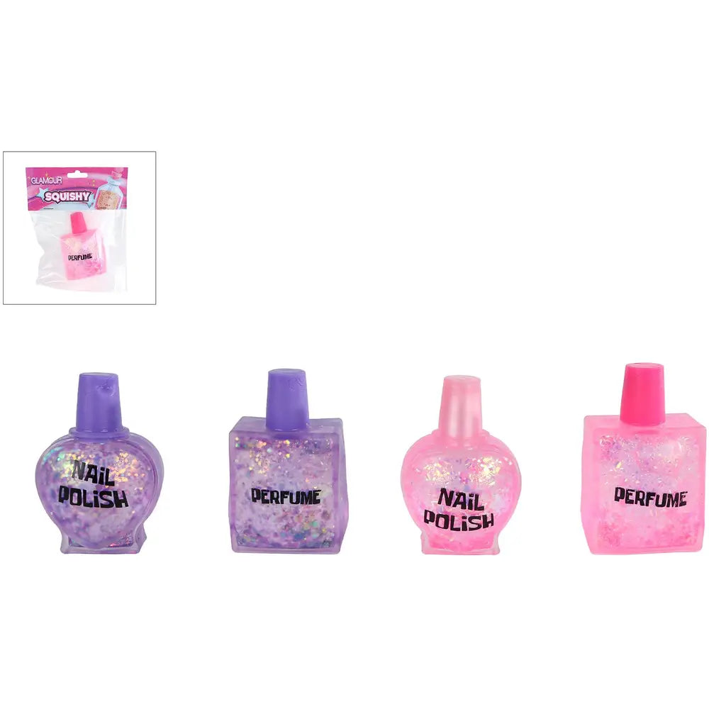 GLAMOUR Knijpflesjes parfum/nagellak ass. 7cm