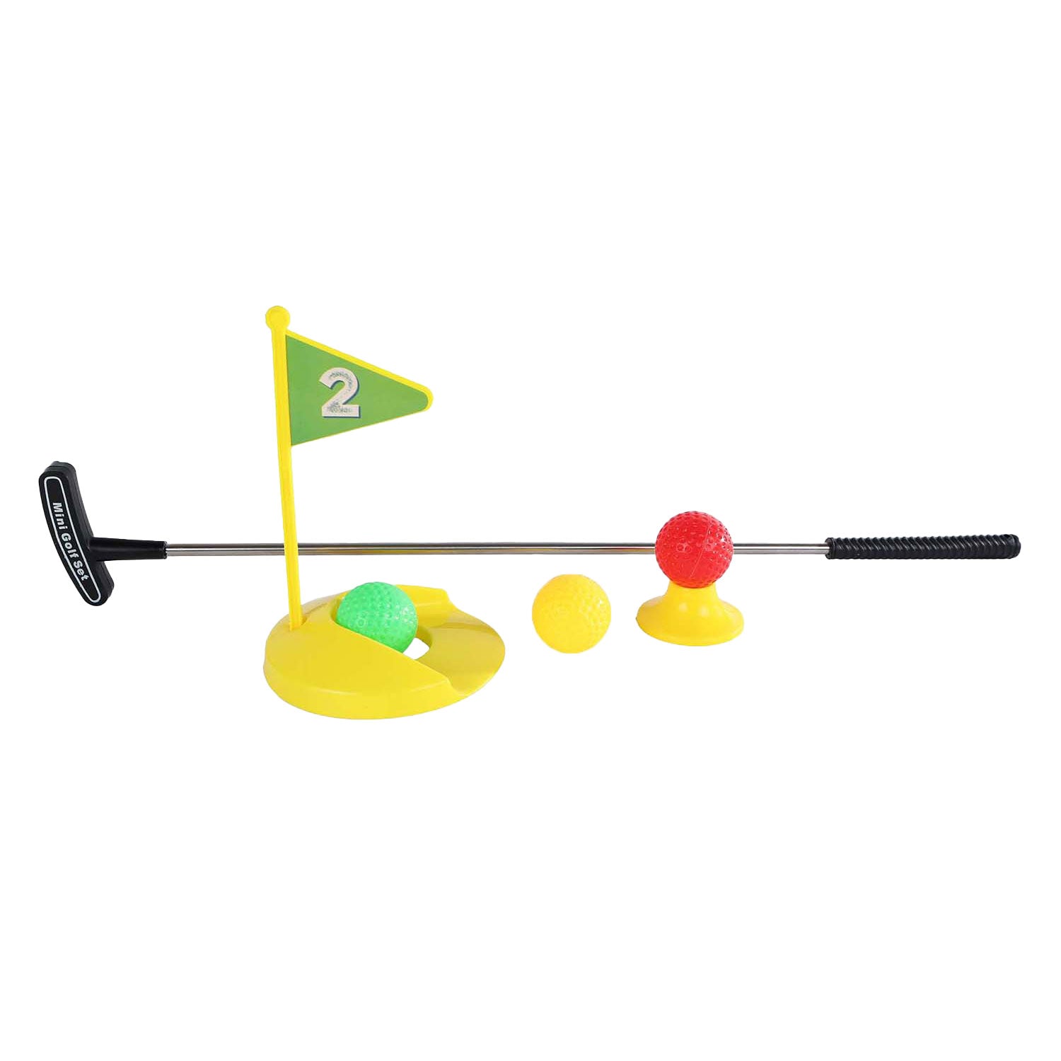 SUN FUN Golf set m/3 ballen en hole