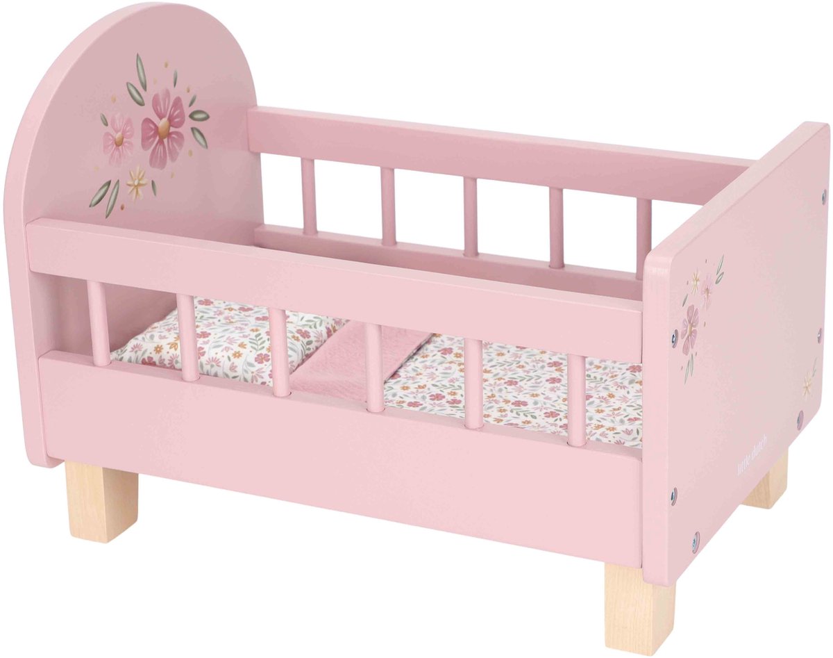 LITTLE DUTCH Houten poppenbed