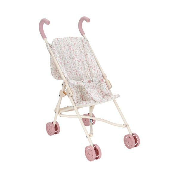 LITTLE DUTCH Metalen poppenbuggy - Soft flowers