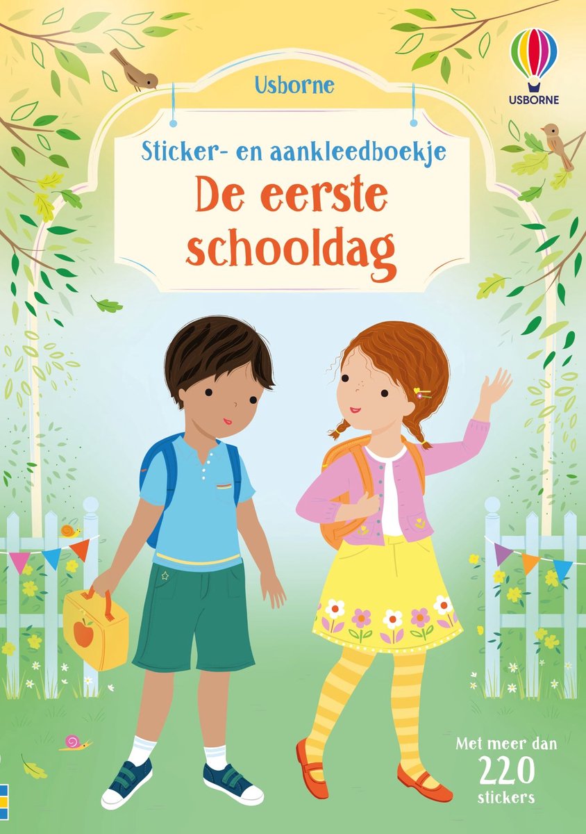 De eerste schooldag - Sticker- en aankleedboekje