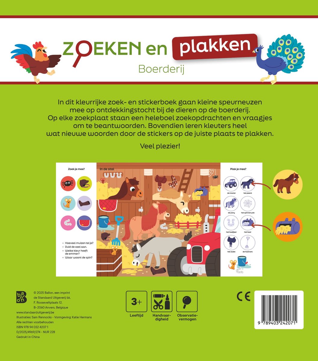 Zoeken en plakken - Boerderij