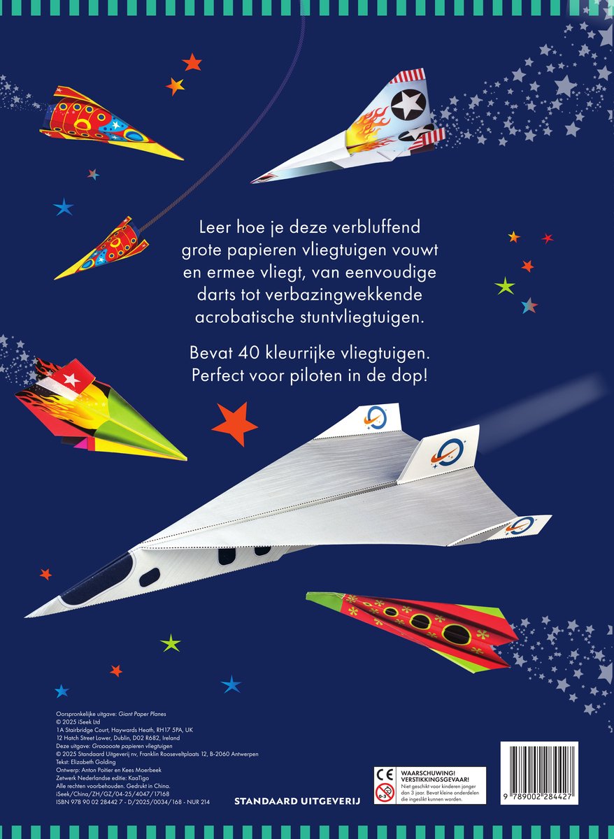 Grooooote papieren vliegtuigen - Vouw en vlieg