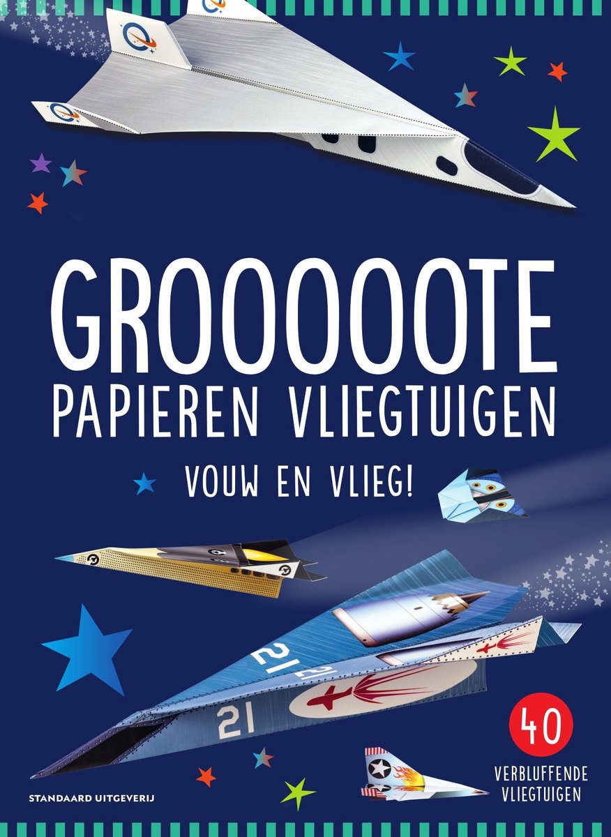 Grooooote papieren vliegtuigen - Vouw en vlieg