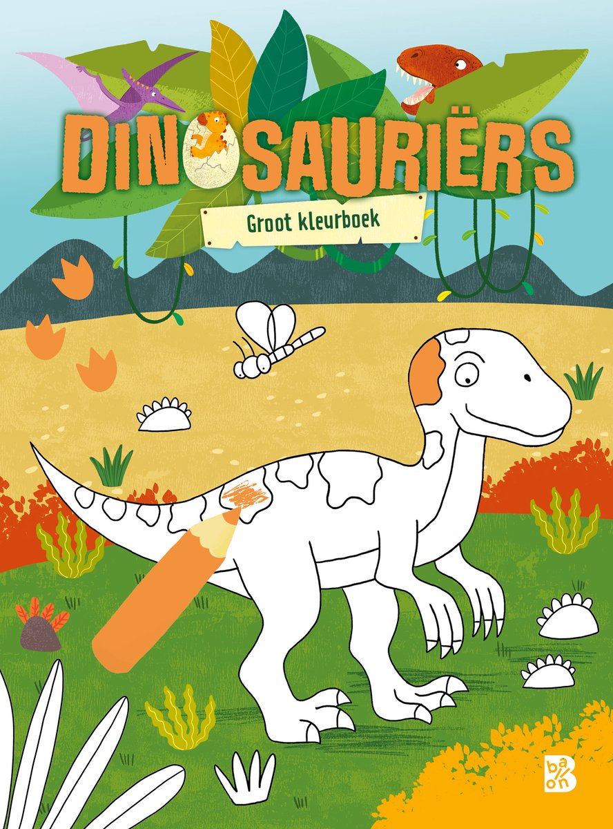 Groot kleurboek - Dino