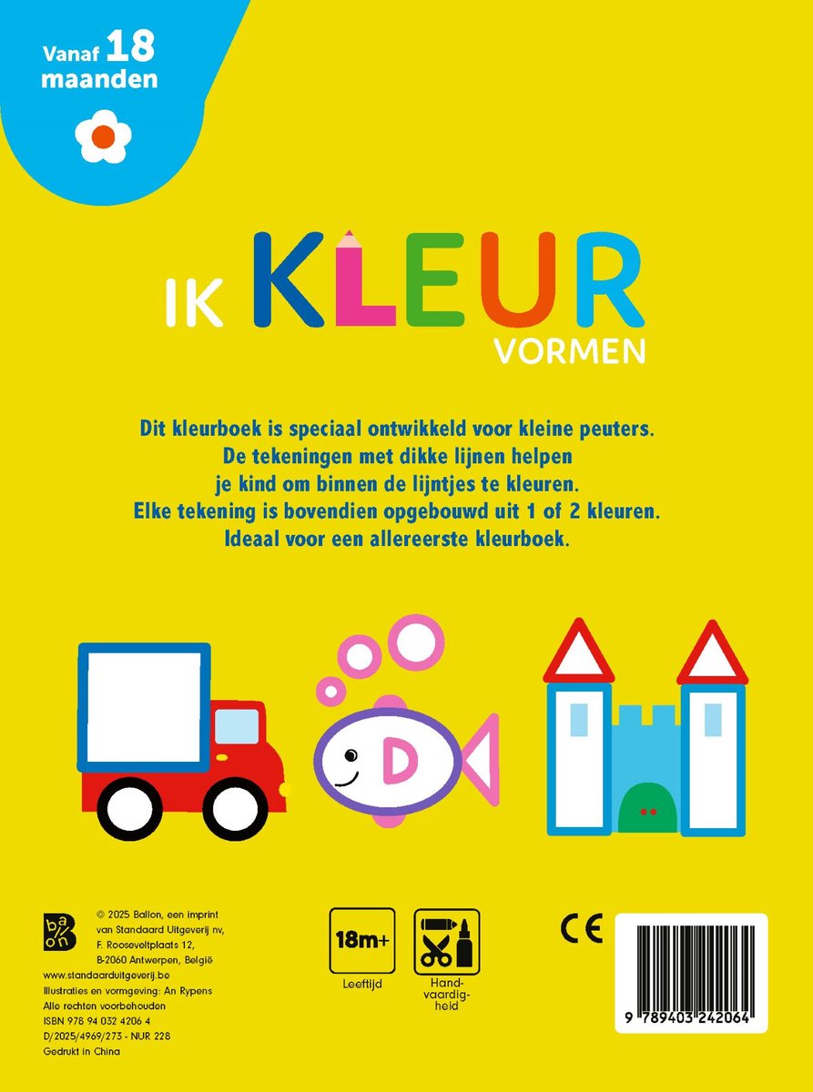 Ik kleur vormen