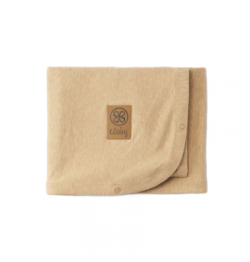 CLOBY UV zonnedoek multifunctioneel - 95x73cm - beige melange UPF 50+