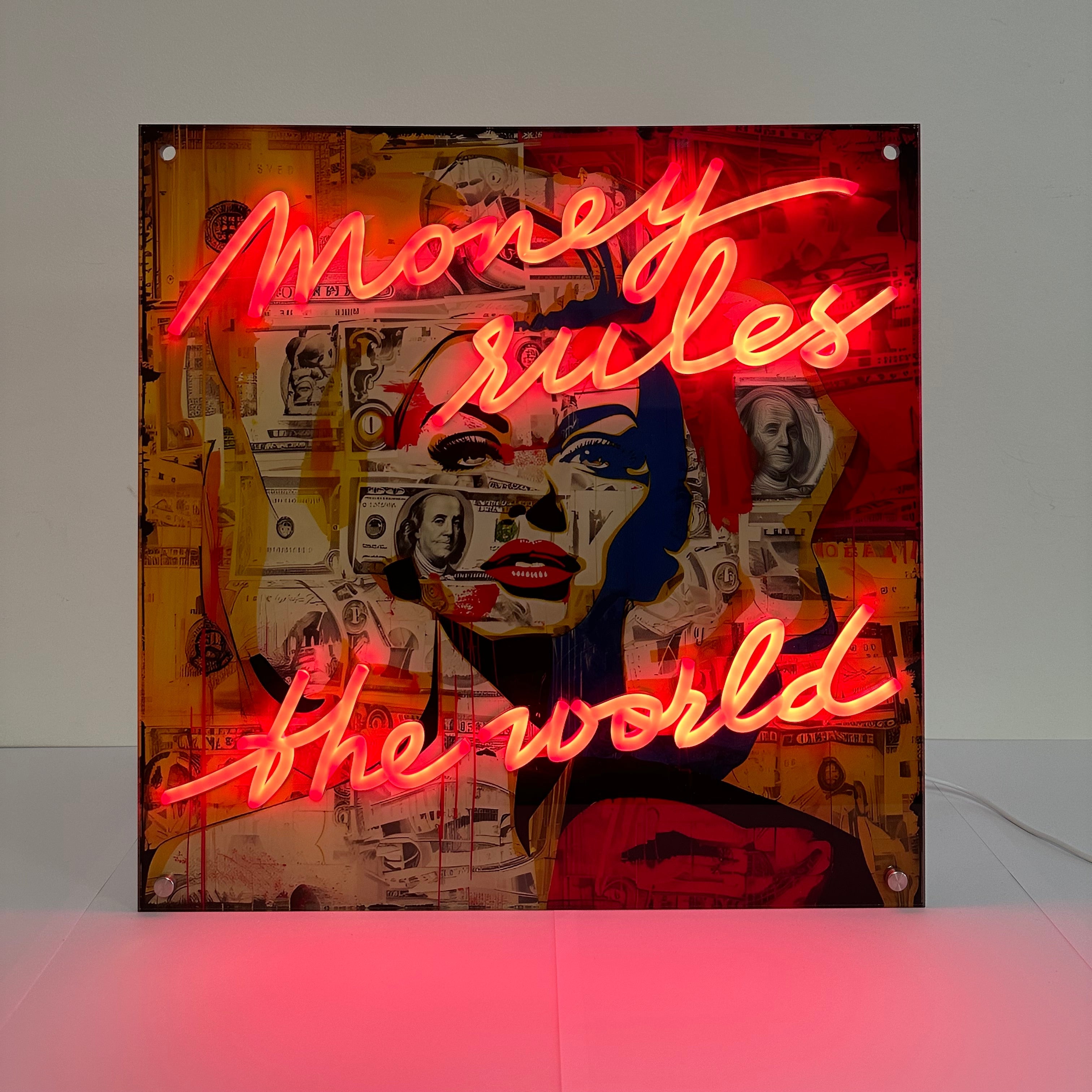 MESSAGE IN THE FRAME - Money rules the world