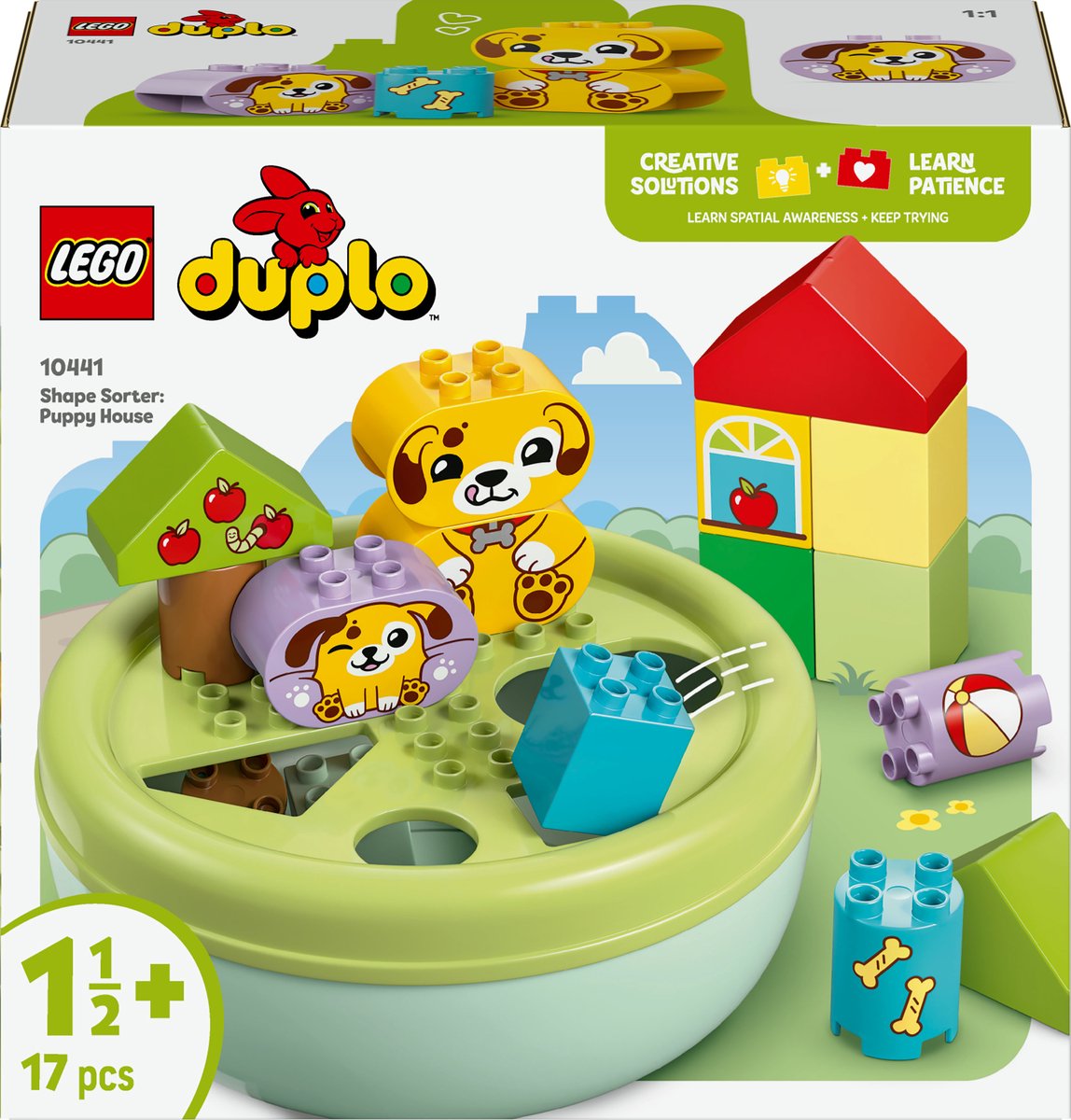 LEGO DUPLO 10441 Vormenstoof: puppyhuis