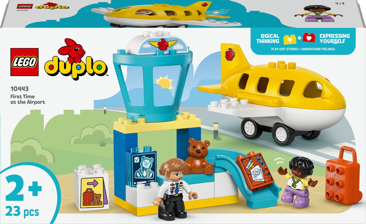 LEGO DUPLO 10443 Voor het eerst op het vliegveld