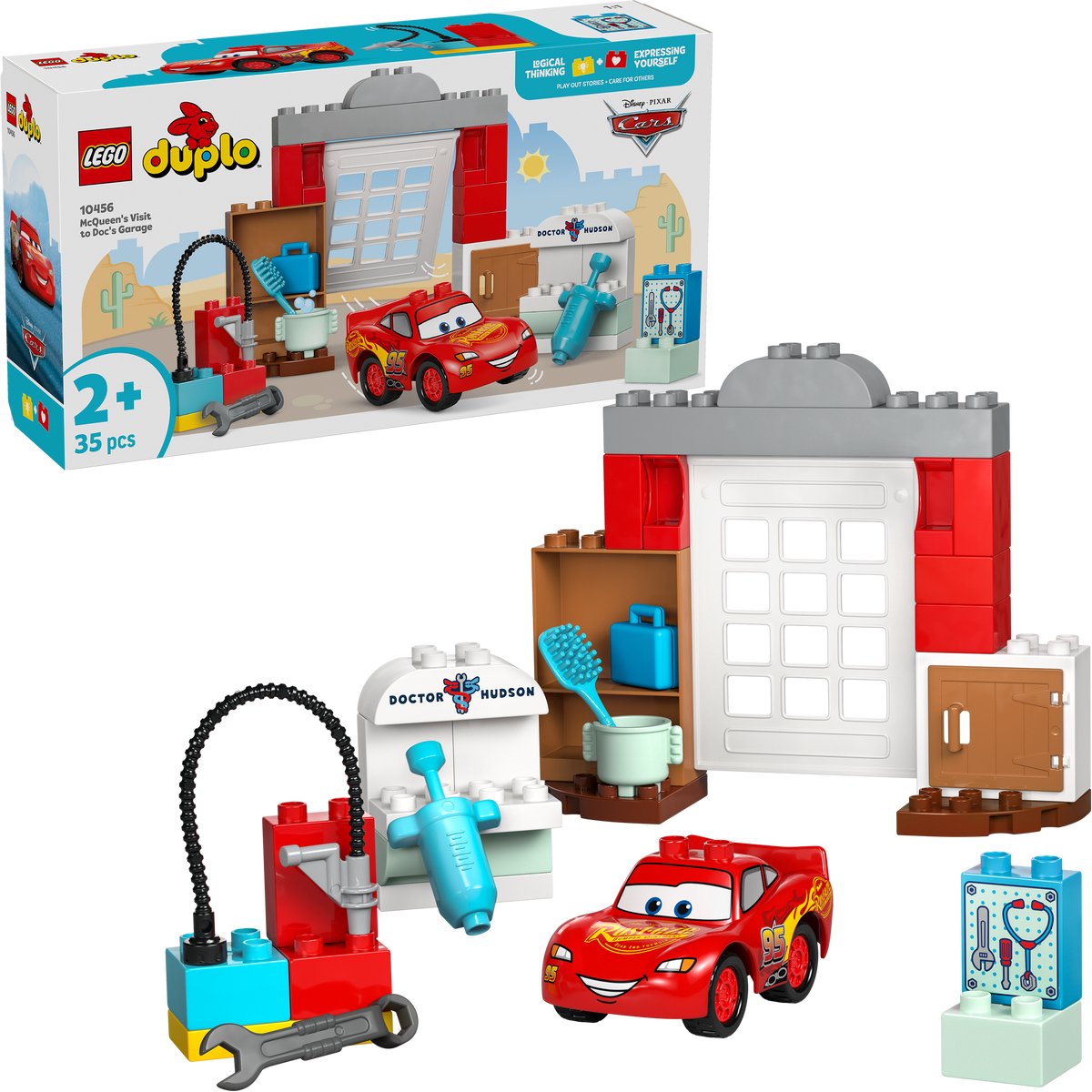 LEGO DUPLO 10456 McQueens bezoek aan Docs garage
