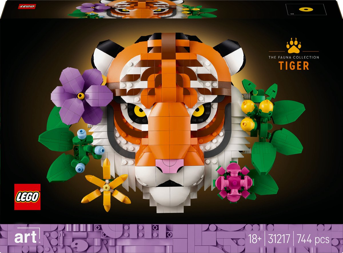 LEGO Art 31217 De Faunacollectie # Tijger