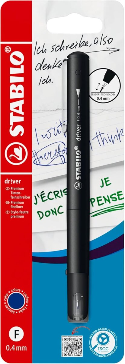 STABILO Driver F blister finelinder blue
