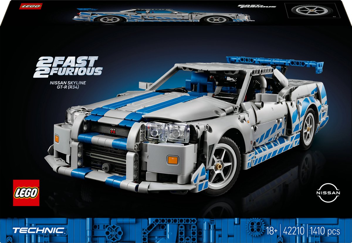 LEGO Technic 42210 2 Fast 2 Furious Nissan Skyline