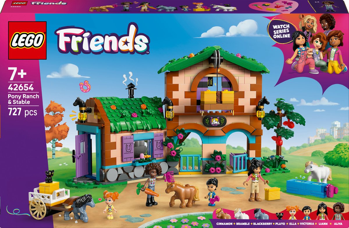 LEGO Friends 42654 Ponyboerderij en stal