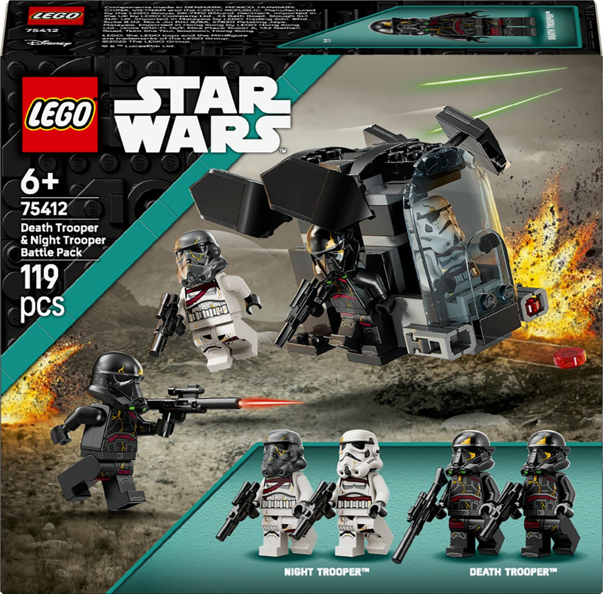 LEGO Star Wars 75412 Death Trooper en Night Trooper