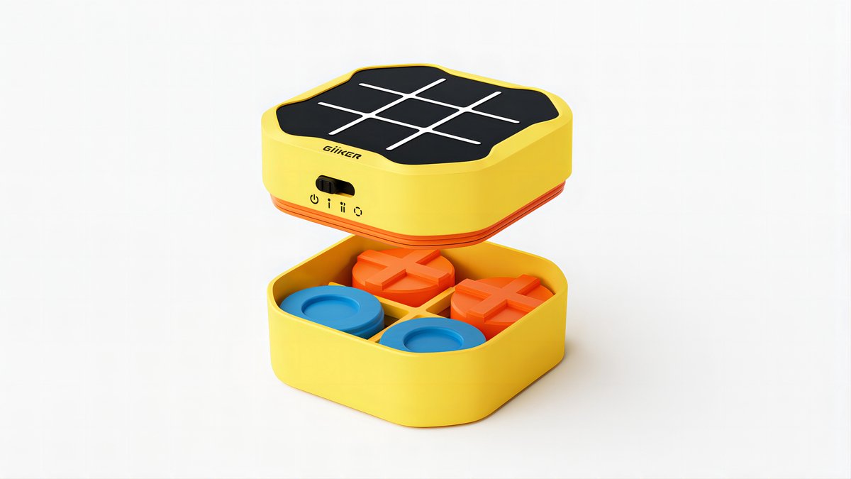 GIIKER Infinite Tic-Tac-Toe Bolt - geel