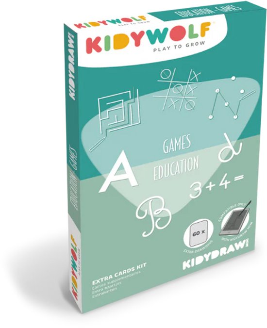 KIDYWOLF Refil Kididraw mini - spelletjes + onderwijs