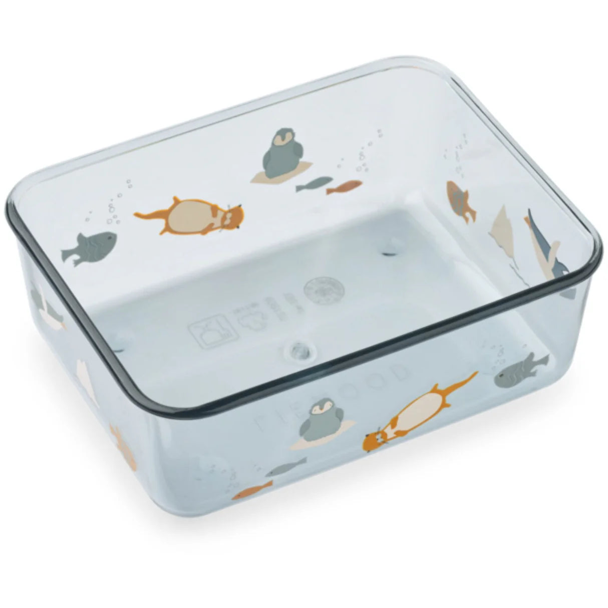 LIEWOOD Ako tritan snack box - arctic sea/ ocean view