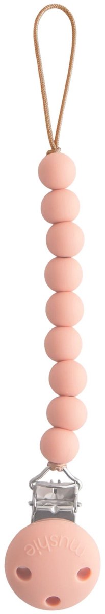 MUSHIE Hera speenketting - powder pink