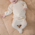 LITTLE DUTCH Knitted trousers - off white - 68