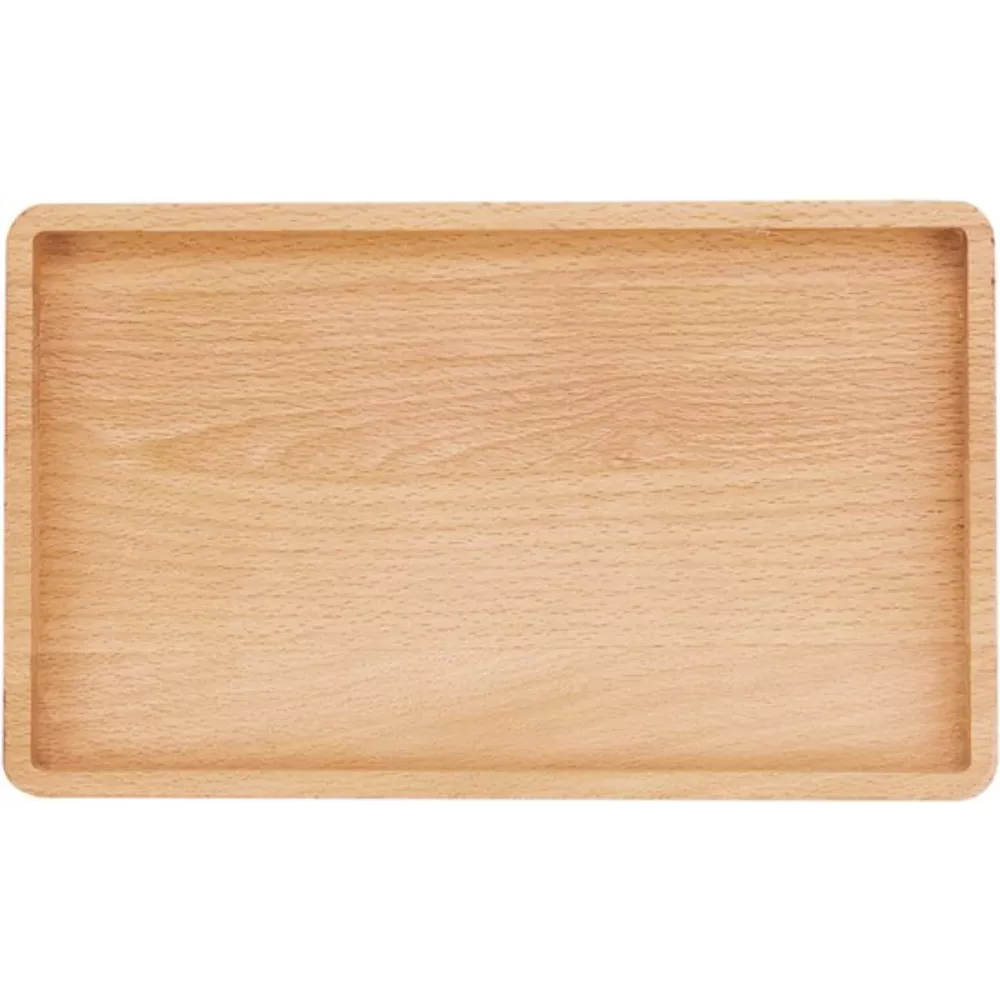 PUUR HOUT Beuk - Serveertray rechthoekig M 24x14,5cm