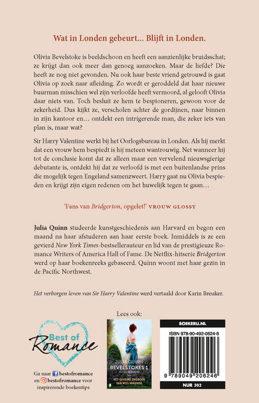 Bevelstokes 2.- Het verborgen leven van sir Harry Valentine - Julia Quinn