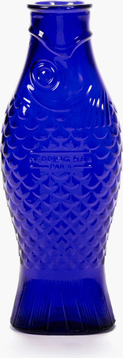Paola Navone Fish&Fish Karaf - kobaltblauw