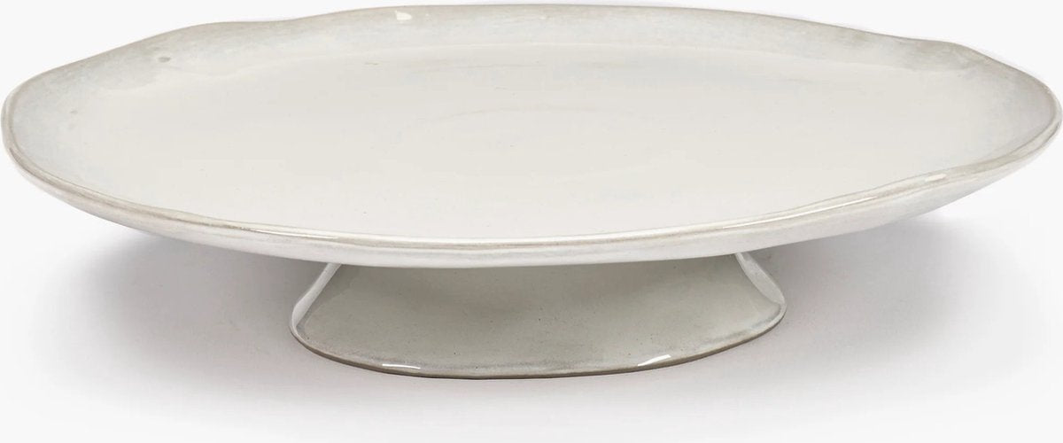Marie Michielssen Groot bord m/voet - off white