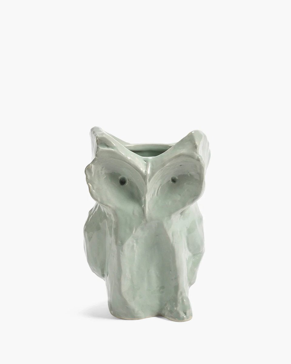 MARNI OWL After Midnight Vaas uil - licht blauw - S