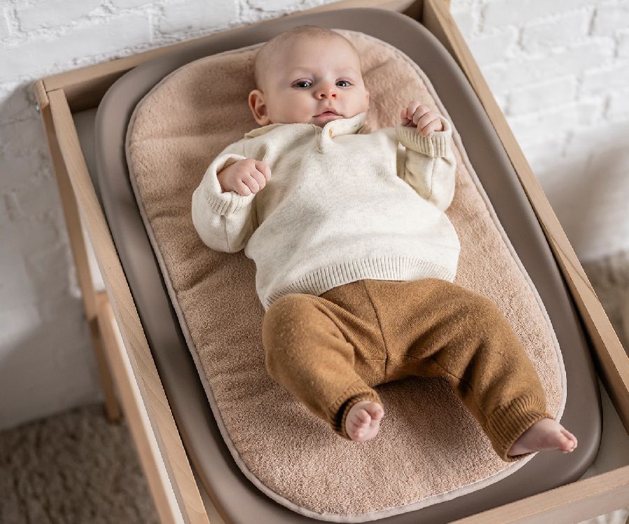 NATTOU Softy kussen badstof - beige