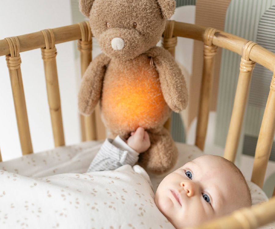 NATTOU Nachtlamp sleepy beer knuffel - teddy bruin