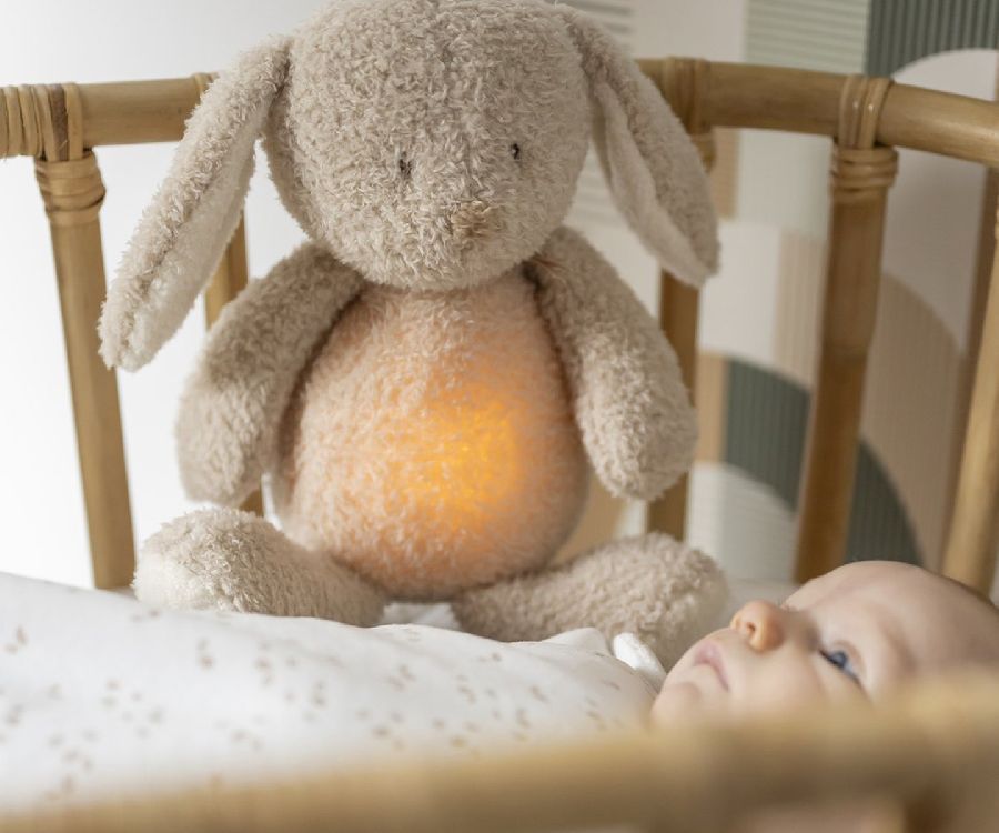 NATTOU Nachtlamp sleepy beer - teddy beige