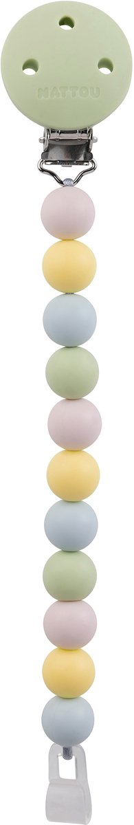 NATTOU Fopspeenhouder - multicol. groen