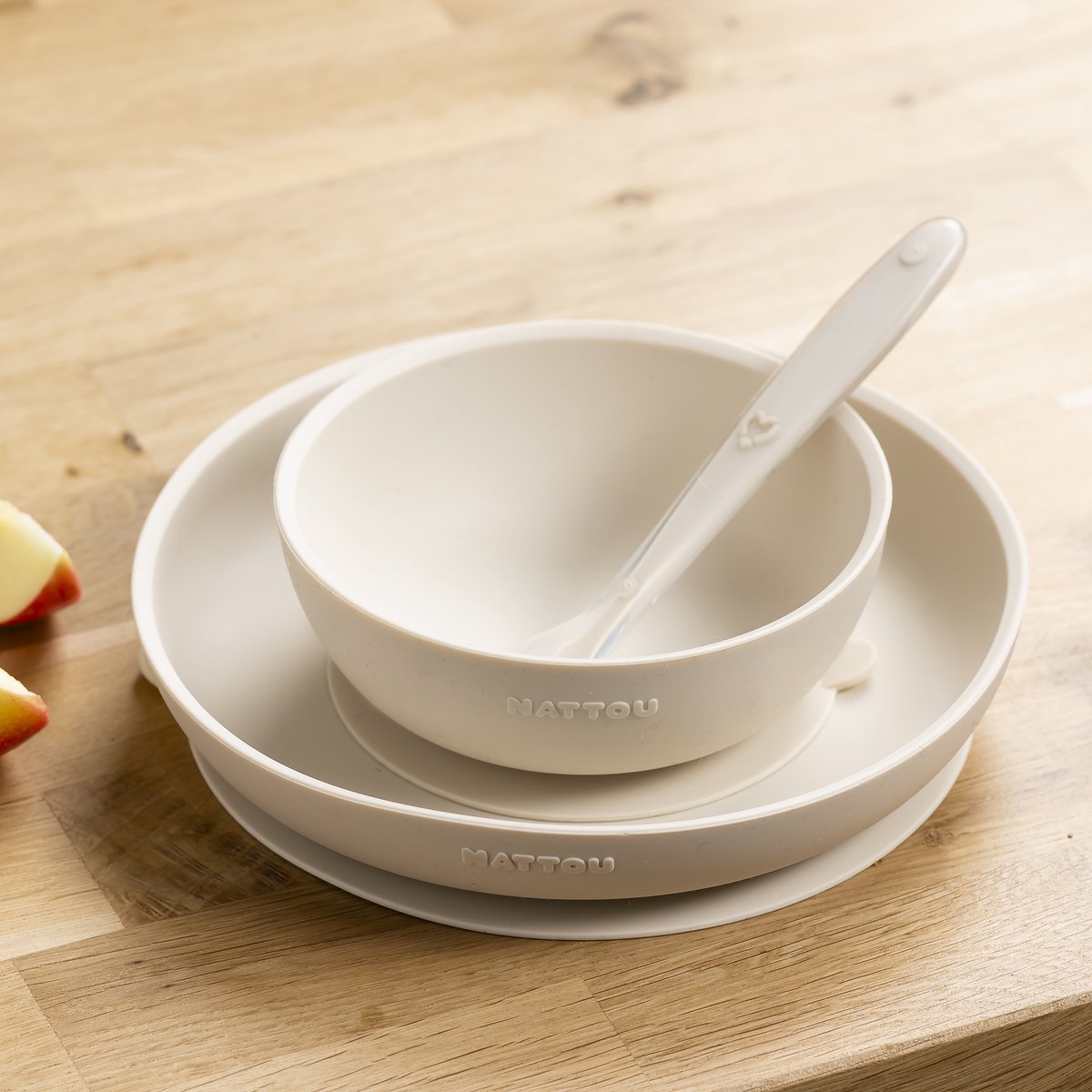 NATTOU Eetset 3dlg - klei