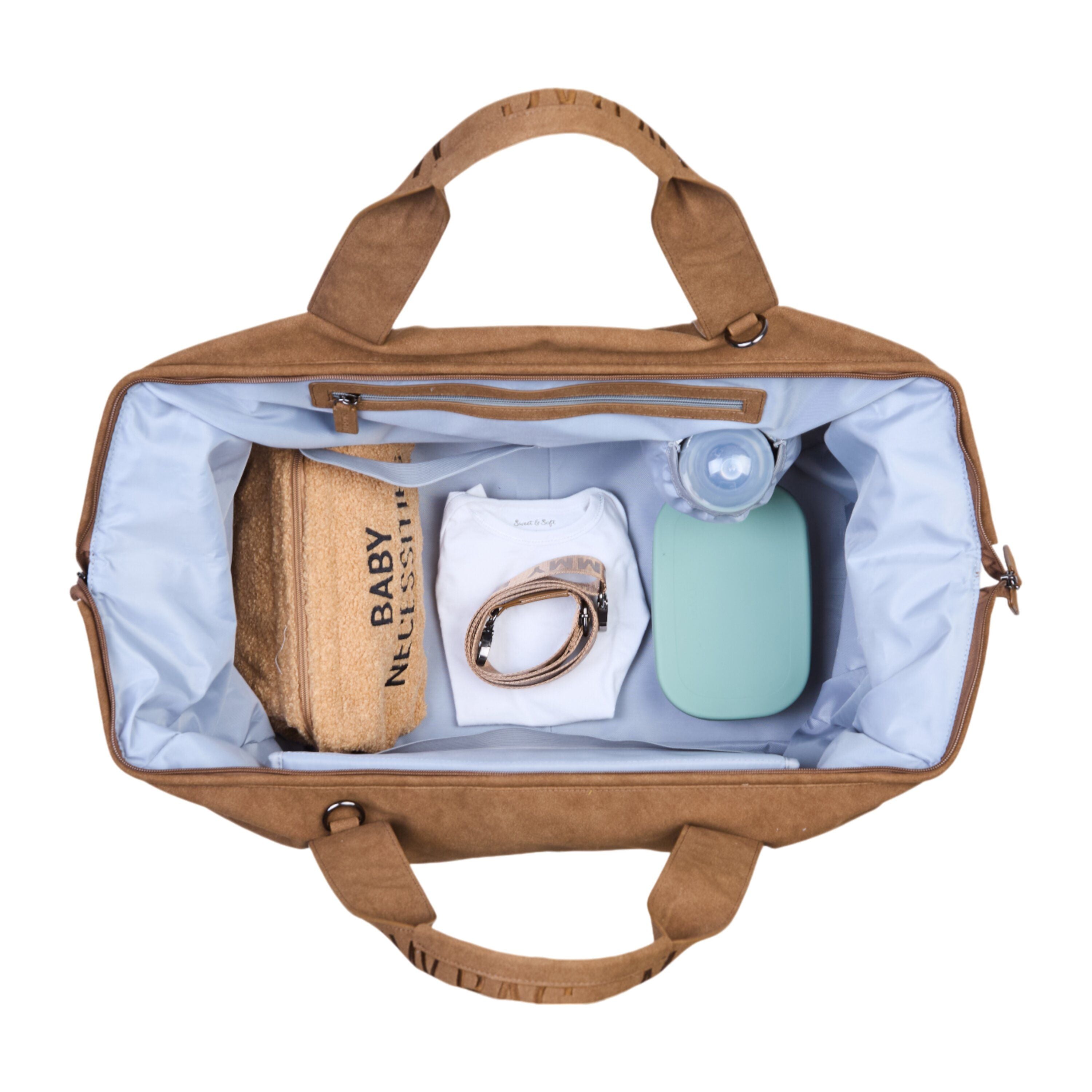 CHILDHOME Mommy bag verzorgingstas - signature prestige hazelnoot