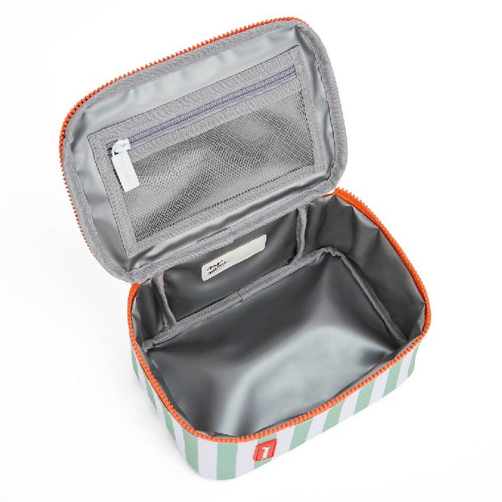 HELLO HOSSY Lunchtas - green stripes