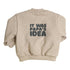 GYMP B Sweater Hibbo It Was Papa's Idea- Beige- 92