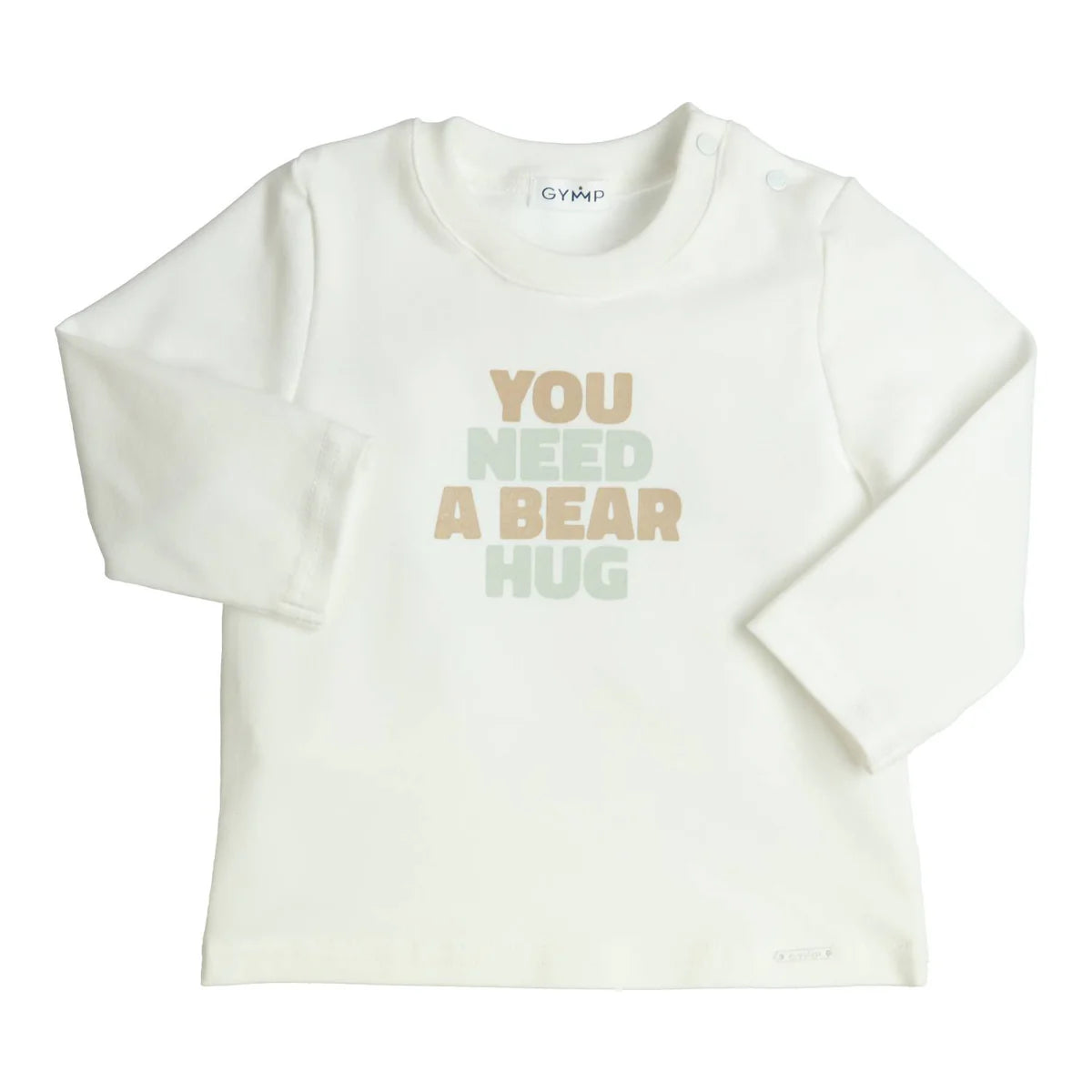 GYMP B Longsleeve Aerodoux You Need A Bear Hug- Off White- 68