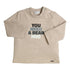 GYMP B Longsleeve Aerochine You Need A Bear Hug- Beige / Grey- 92