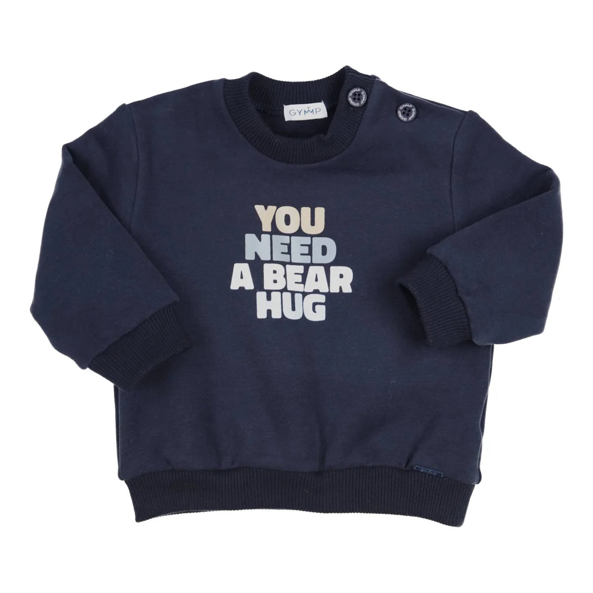 GYMP B Sweater Carbondoux You Need A Bear Hug- Navy- 74