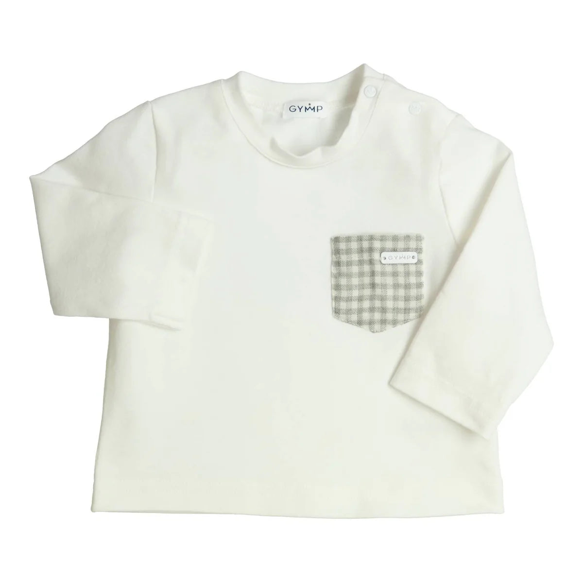 GYMP B Longsleeve Aerodoux Pocket- Off White / Green- 92