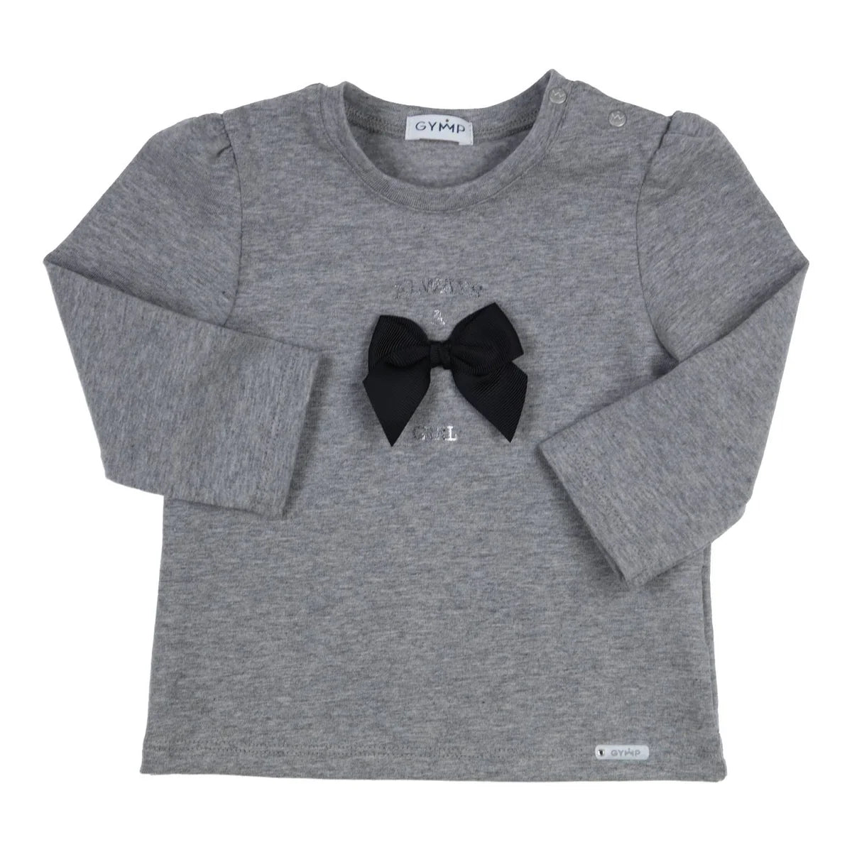 GYMP G  Longsleeve Aerochine Always A Girl- Grey Melange- 56