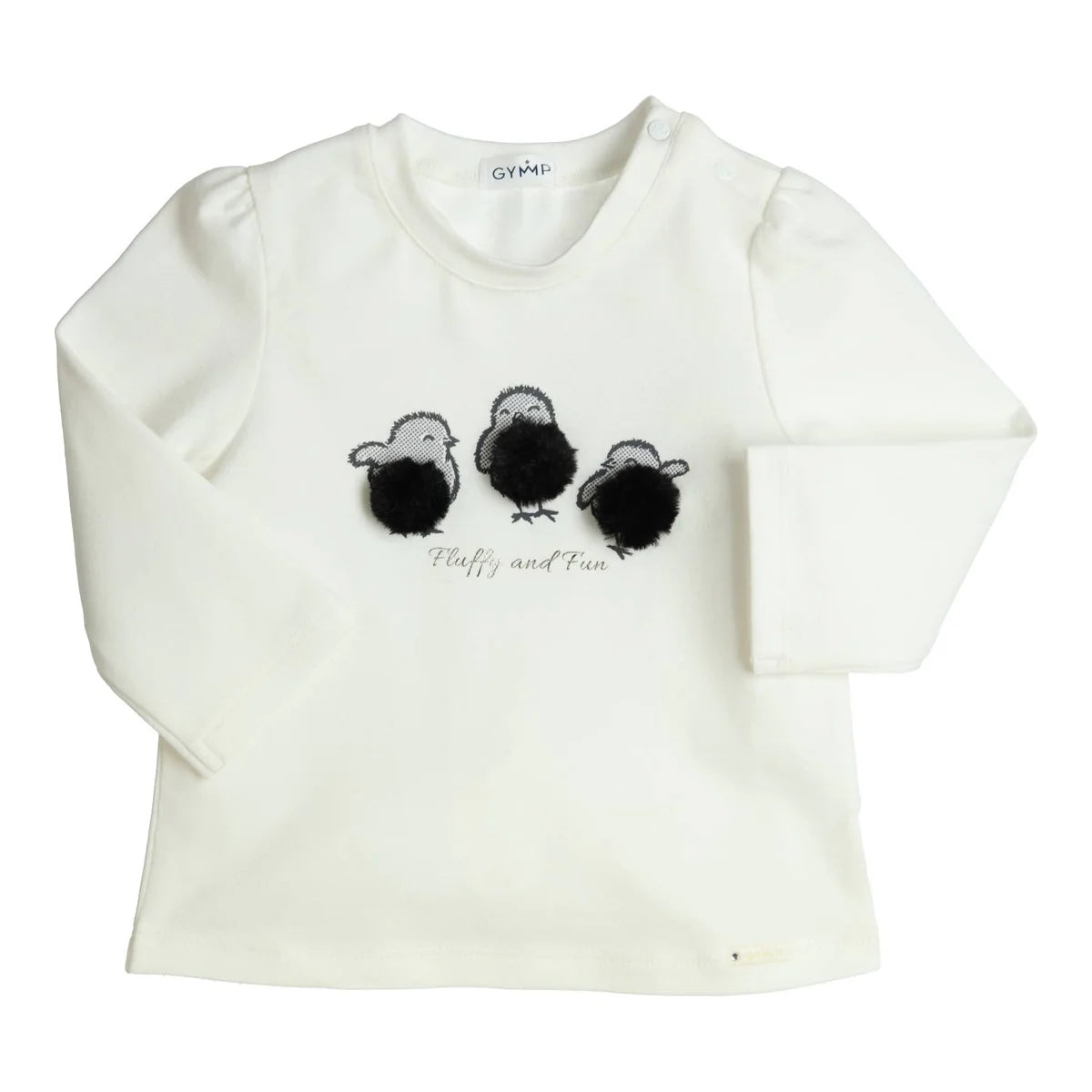 GYMP G  Longsleeve Aerodoux Fluffy And Fun- Off White- 98