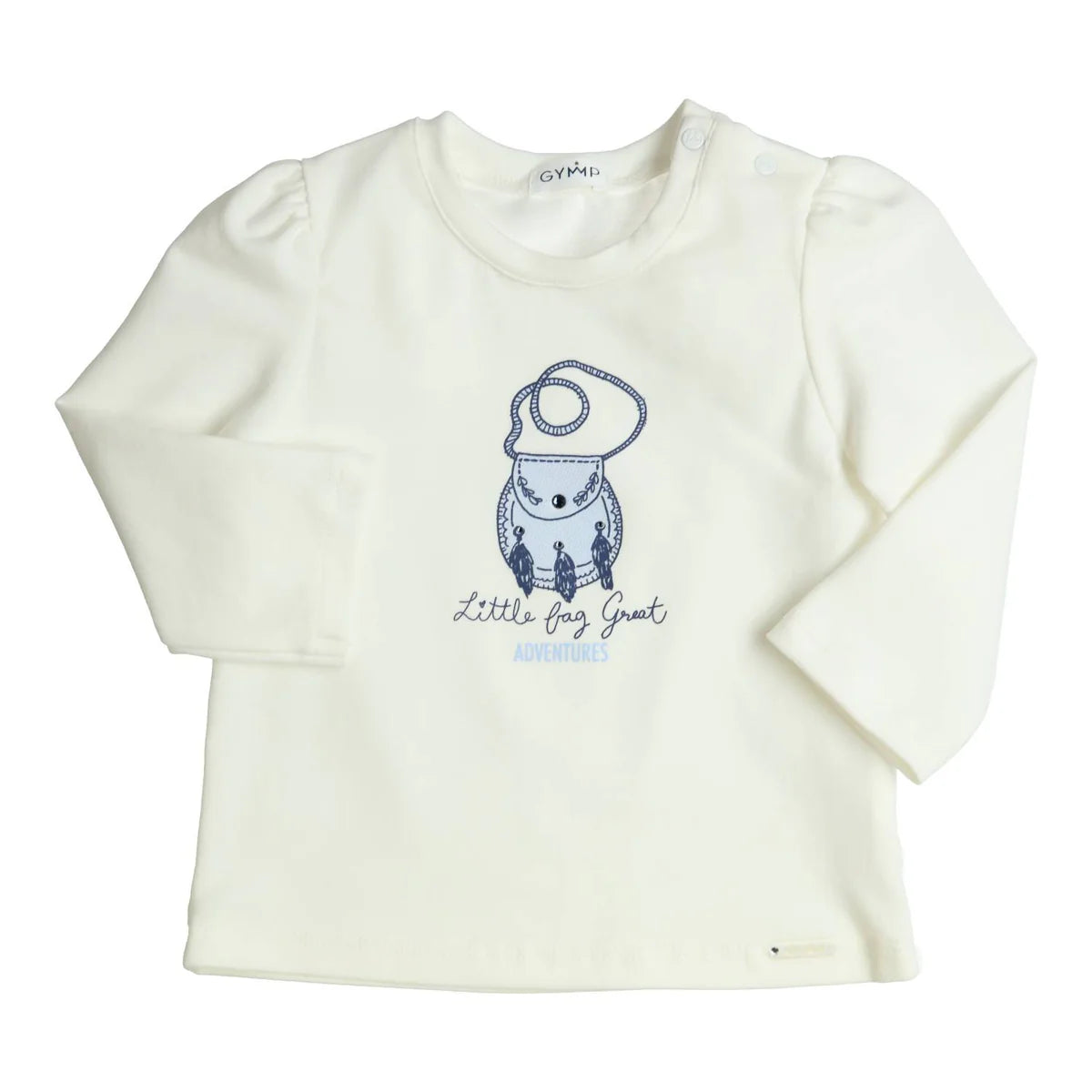 GYMP G  Longsleeve Aerodoux Little Bag Great Adventures- Off White- 116