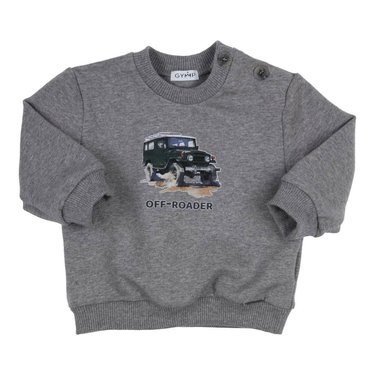 GYMP G  Sweater Carbonchine- Grey Melange- 74