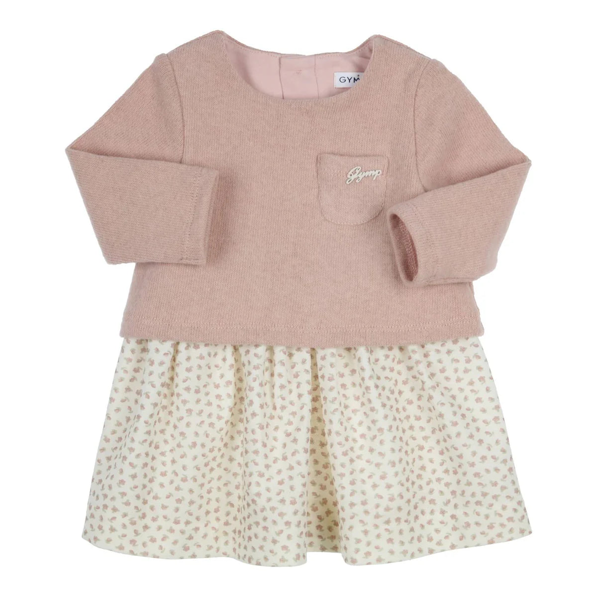 GYMP G  Dress Irena- Off White / Old Rose- 68
